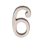 M Marcus Heritage Brass Numeral 6 - Concealed Fix 76mm